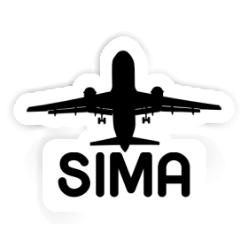 Sticker Jumbo-Jet Sima Image