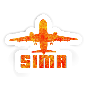 Sticker Jumbo-Jet Sima Image