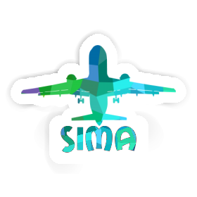 Jumbo-Jet Sticker Sima Image