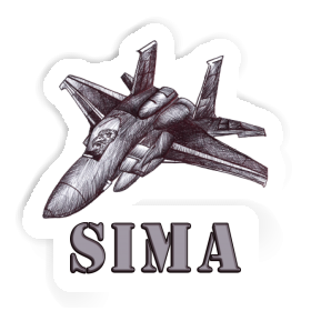 Sima Sticker Plane Image