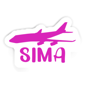 Sima Sticker Jumbo-Jet Image