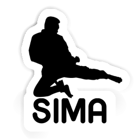 Sticker Karateka Sima Image