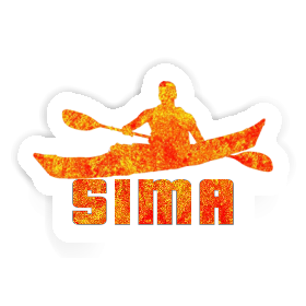 Sticker Sima Kayaker Image