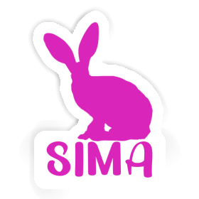 Sticker Sima Rabbit Image