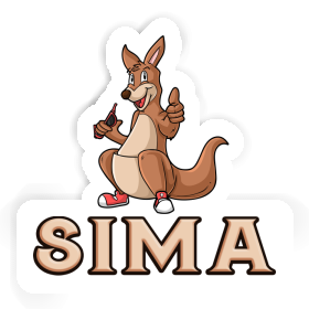 Sima Sticker Kangaroo Image