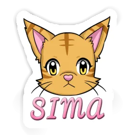 Sticker Sima Kitten Image