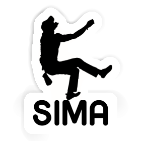 Sticker Sima Kletterer Image