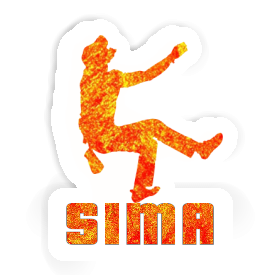 Sima Sticker Kletterer Image