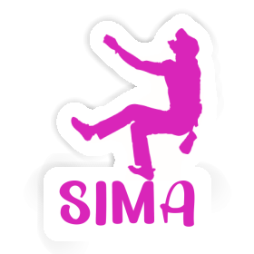 Sima Sticker Kletterer Image