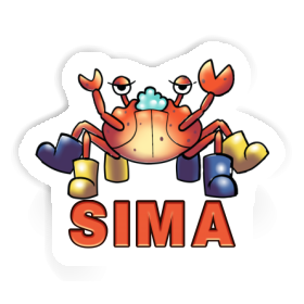 Sticker Crab Sima Image