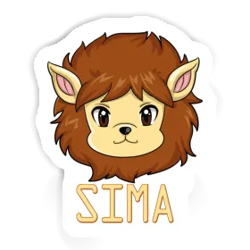 Lion Sticker Sima Image