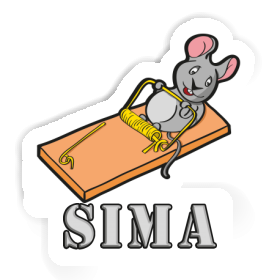 Sticker Fitness Mouse Sima Image