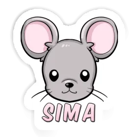 Sticker Mouse Sima Image