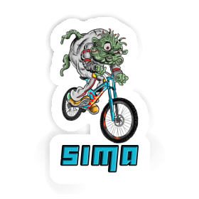 Sticker Sima Biker Image