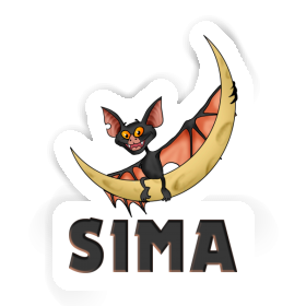 Sima Sticker Moon Image