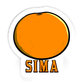 Sticker Sima Orange Image