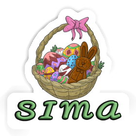 Easter basket Sticker Sima Image