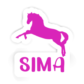 Sticker Sima Horse Image