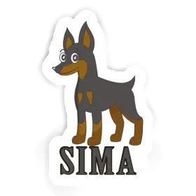 Pinscher Sticker Sima Image