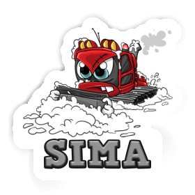 Snowcat Sticker Sima Image