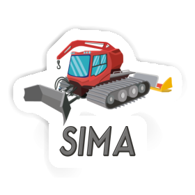 Sima Sticker Snow Groomer Image