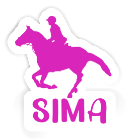 Horse Rider Sticker Sima Image