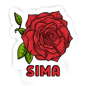 Sima Sticker Rose Image