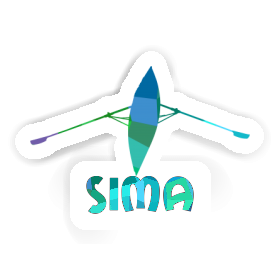 Sima Sticker Rowboat Image