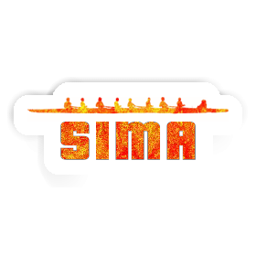 Sticker Rowboat Sima Image