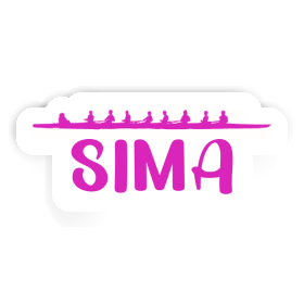 Rowboat Sticker Sima Image