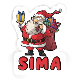 Sima Sticker Santa Image