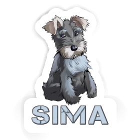 Sima Autocollant Schnauzer Image