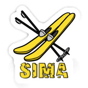 Ski Sticker Sima Image