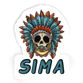 Baby-Skull Sticker Sima Image