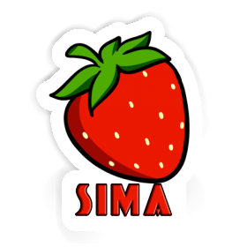 Sima Sticker Strawberry Image