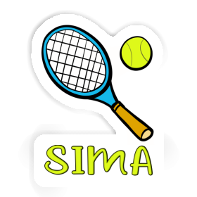 Tennis Racket Sticker Sima Image