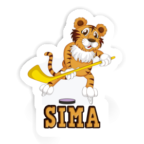 Sticker Sima Hockey Player Image