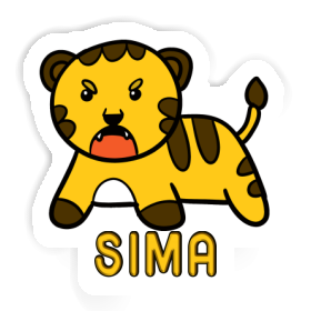 Sima Sticker Baby Tiger Image