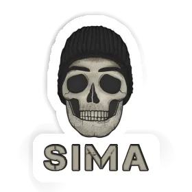 Skull Sticker Sima Image