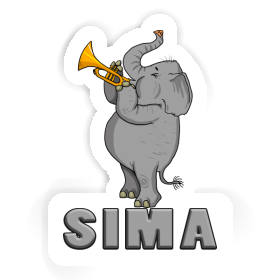 Sima Sticker Elephant Image