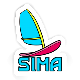 Sticker Windsurf Board Sima Image