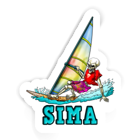 Sticker Windsurfer Sima Image