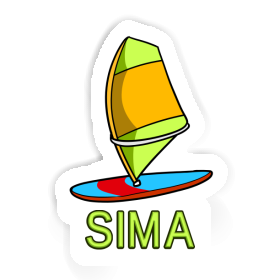 Sima Sticker Windsurf Board Image