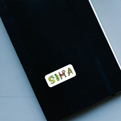 Sticker Tierschrift Sima Gift package Image