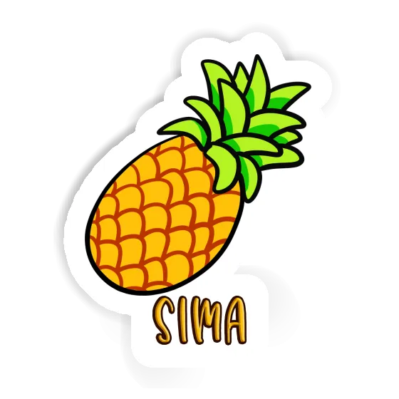 Sima Sticker Pineapple Laptop Image