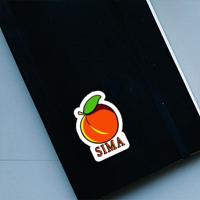 Autocollant Sima Abricot Laptop Image