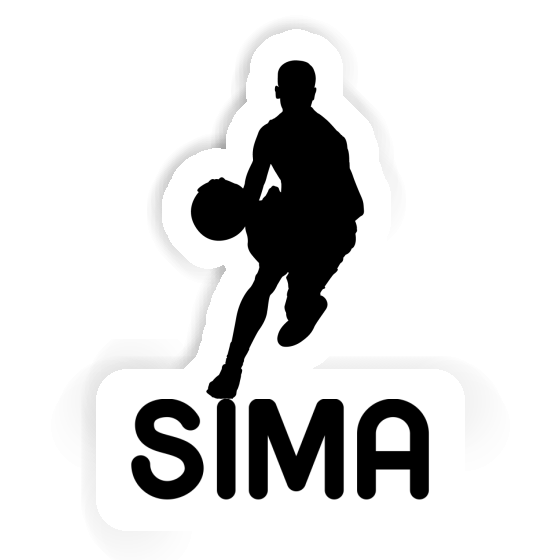 Sticker Basketballspieler Sima Notebook Image