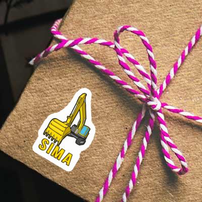 Excavator Sticker Sima Image