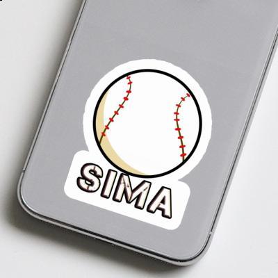 Baseball Autocollant Sima Image