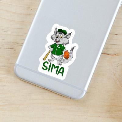 Sticker Sima Cat Gift package Image